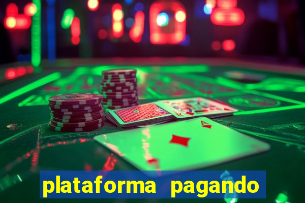 plataforma pagando no cadastro bet